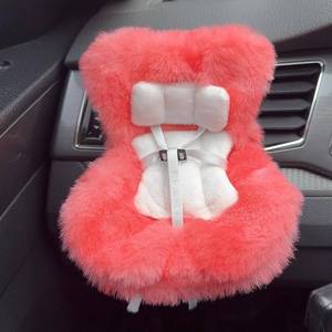lot 10653 image: Doll Car Seat for 3 - 8 Inch Figures, Labubu &amp Plush Compat, Air Vent Clip