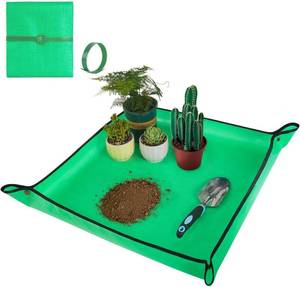 lot 10708 image: Waterproof Repotting Mat for Indoor Plants - Foldable, Mess-Free Potting Mat