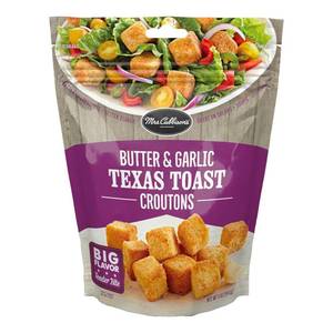 lot 10811 image: Mrs. Cubbisons Texas Toast Croutons, Butter &amp Garlic, 5 oz,  Pack of 9 