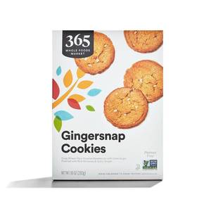 lot 10828 image: 365 by Whole Foods Market, Cookies Ginger Snap, 10 Ounce