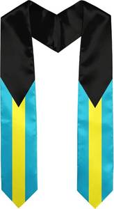 lot 10917 image: 72 Satin Sash Stole - Graduation Scarf for Abroad International Study
