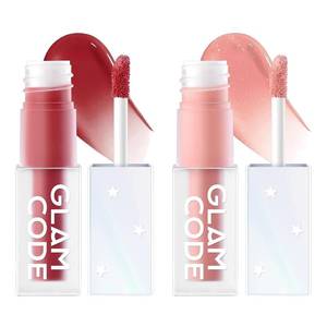 lot 10927 image: Glam Code Liquid Blush, Long-Lasting Natural Dewy Glow, 2x0.10 fl oz