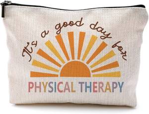 lot 10940 image: Makeup Bag for Physical Therapists   Gift for Women, Cosmetic & Toiletry Bag