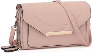 lot 11022 image: TANTOMI Small Crossbody Bag for Women, Vegan Leather Purse, Adjustable Strap