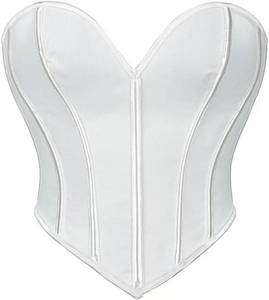 lot 11040 image: Harssidanzar Strapless Fishbone Bustier Top Corset Adjustable Back RL031US Large