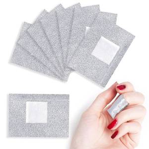lot 11069 image: MAYEEN Nail Foil 300Pcs Gel Nail Polish Remover Foil Wraps with Cotton Pad