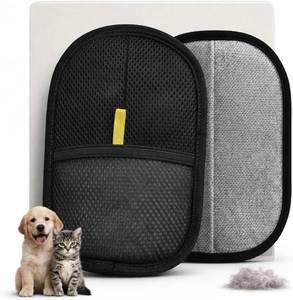 lot 11082 image: Pet Hair Remover Glove 2-Pack Reusable Electrostatic Fur Removal Mitt