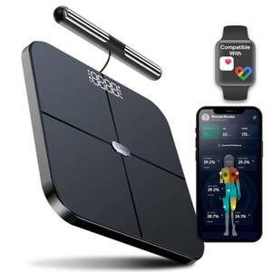 lot 331286 image: Retails for $195 Hume Health - The Body Pod - Home Body Analyzer and Free Bluetooth App - 45 Key Health Metrics - Accurate Personalized Data - Body Composition Scale - Smart Scale for Body Weight - HSA & FSA Eligible