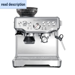 lot 290071 image: Retails for $550 Breville Barista Express Espresso Machine BES870XL, Brushed Stainless Steel