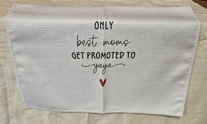 lot 149 image: Only Best Moms Get Promoted to Yaya Kitchen Towel