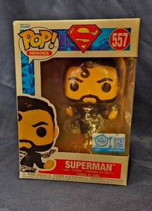 lot 202 image: Funko Pop Heroes Superman Vinyl Figure #557