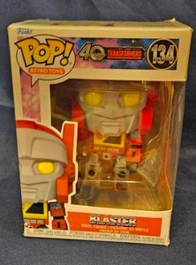 lot 207 image: Funko Pop Retro Toys Transformers 40th Blaster #134 Vinyl Figure