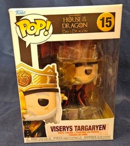 lot 210 image: Funko Pop House of the Dragon Viserys Targaryen #15 Vinyl Figure