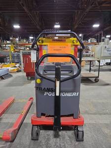 lot 768 image: Interthor Electric Power Trans-Positioner Pallet Jack - Model Trans-Positioner (ELF series)