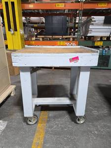 lot 6847 image: Industrial Work Cart with Casters