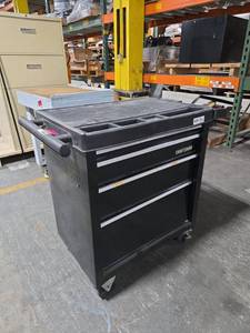 lot 6848 image: Craftsman Mobile Tool Storage Cart with Top Chest