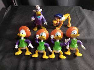 lot 6830 image: Disney DuckTales Action Figure Lot 6 Pieces