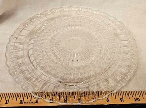 lot 134 image: Vintage Glass Plate&nbsp