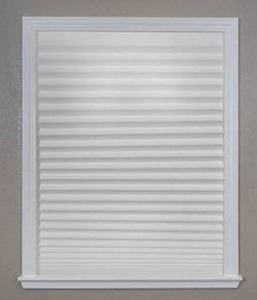 lot 16291 image: Redi Shade Original Paper Pleated Shades, Approximately 48in Wide, 5 Pack