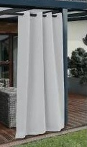 lot 16297 image: Bonzer Curtain Panel, Light Gray, (1 Panel)