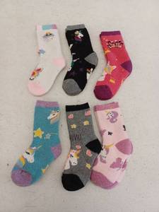 lot 16302 image: Kids Winter Socks, 6 Pack