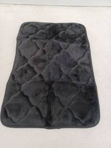 lot 16320 image: Black Bath Mat, 16x23