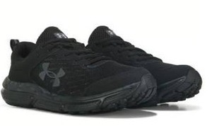lot 16331 image: Mens Assert 10 Under Armer Running Shoes, Black, 9.5