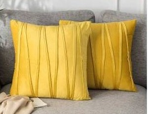 lot 16343 image: Throw Pillow Covers, 2 Pack, 21x21