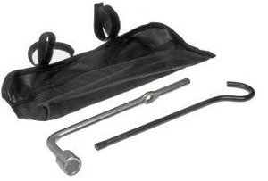 lot 16344 image: Spare Tire Jack Handle  Wheel Lug Wrench