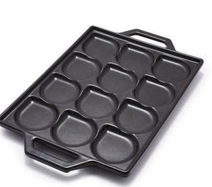 lot 16375 image: Zakarian Cast Iron Seafood Shrimp Pan Cookware Non Stick