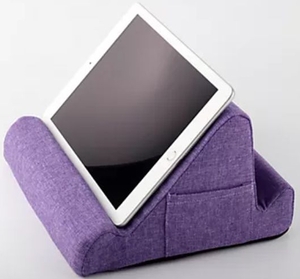 lot 16376 image: Duo Multi Angle Foam Tablet Pillow, Deep Pink