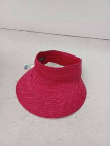 lot 16418 image: San Diego Hat Co Sun Visor, Red
