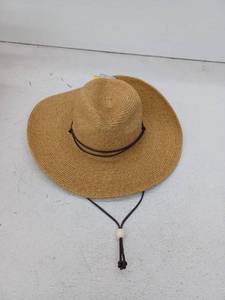 lot 16419 image: San Diego Hat Co Fedora Sun Hat, Coffee