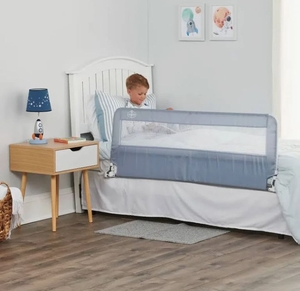 lot 16424 image: Bed Rail For Toddler, Gray