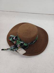 lot 16436 image: San Diego Hat Co Sun Hat With Scarf