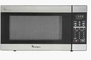 lot 16497 image: Magic Chef 1.8 cubic-foot 1100 Watt Microwave, MCD1811ST, (Refurbished)