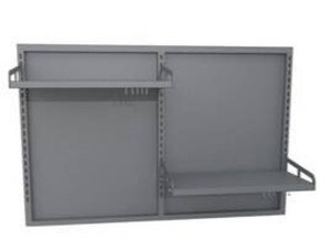 lot 16507 image: Castle Lake Outdoor Kitchen Shelves And Wall, Gray