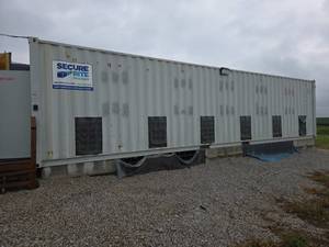 lot 2001 image: 40ft Shipping Container With Bitcoin Mining Set up