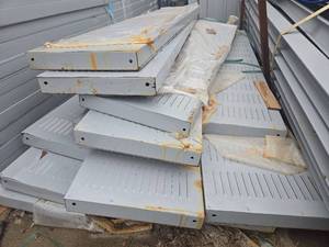 lot 2043 image: Metal Ventilated Paneling Sheets Bulk - Lot of 12