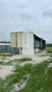 lot 2064 image: Portable Storage Container Shelter Building with Exhaust Fans FXLU 910319