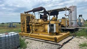 lot 108 image: Caterpillar Industrial Generator Set with Radiator Cooler System