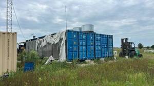 lot 114 image: Bitcoin Mining Containers