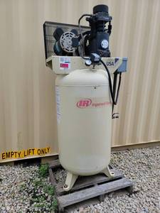 lot 119 image: Ingersoll Rand Vertical Air Compressor 80 Gallon - Model TS4N5