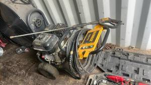 lot 146 image: DeWalt 4400 PSI Pressure Washer with Hose and Gun