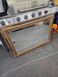 lot 62598 image: Vintage Silverwood Ornate Rectangular Wall Mirror