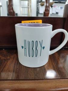 lot 62622 image: Rae Dunn Hubby Ceramic Mug