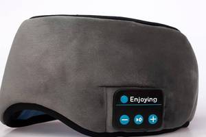 lot 63258 image: Bluetooth Sleep Mask with Built-in Headphones, Wireless Music Eye Mask, Ultra-Thin Stereo Speakers for Side Sleepers