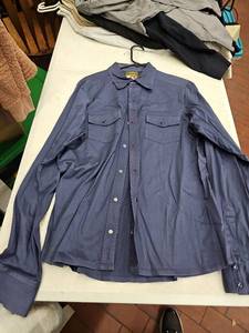 lot 63382 image: Men America brand dark blue western shirt - XL