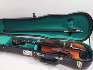 lot 93 image: Violin with Bow and Case