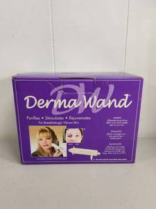 lot 145 image: Derma Wand Skin Care Device with Carrying Case, DVD, and Booklet New In Box